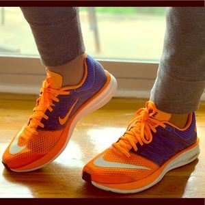 Nike Lunar Speed Sneakers in Orange & Blue